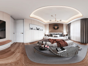modern bedroom 3D Model