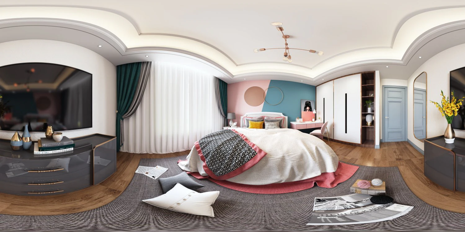 modern bedroom 3D Model .c4d .max .obj .3ds .fbx .stl .blend