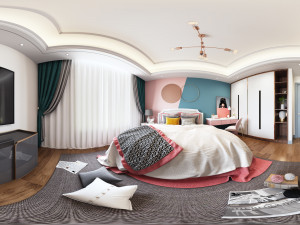 modern bedroom 3D Model