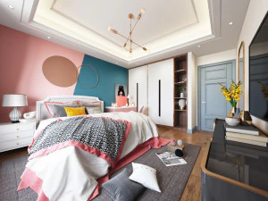 modern bedroom 3D Model