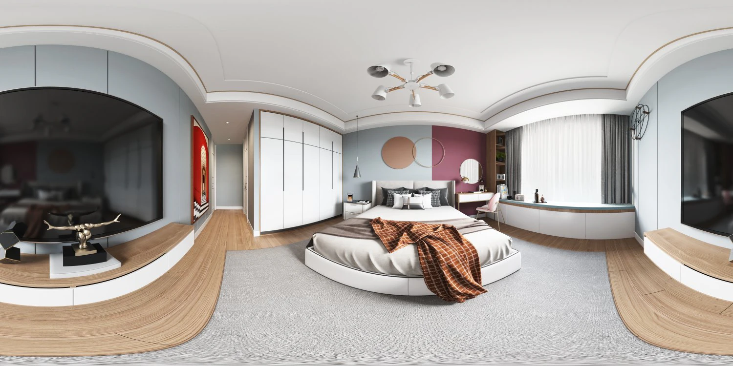 modern bedroom 3D Model .c4d .max .obj .3ds .fbx .stl .blend