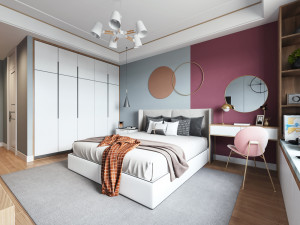 modern bedroom 3D Model