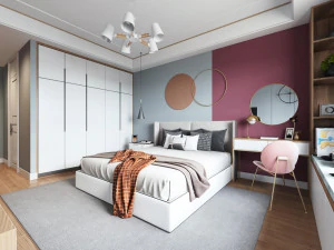 modern bedroom 3D Model