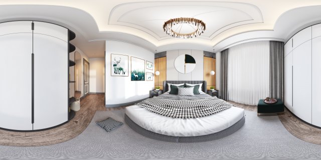 modern bedroom Modèle 3D .c4d .max .obj .3ds .fbx .stl .blend 