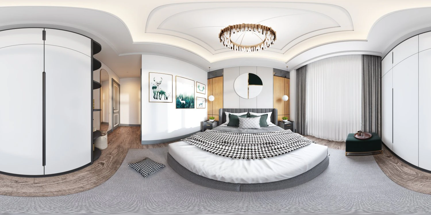 modern bedroom 3D Model .c4d .max .obj .3ds .fbx .stl .blend 