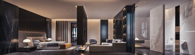 modern bedroom Modèle 3D .c4d .max .obj .3ds .fbx .stl .blend 