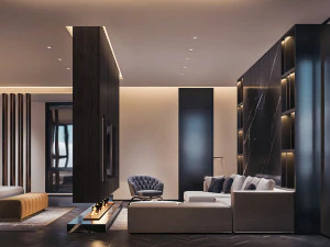 modern yatak odası 3D Model