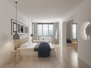 modern bedroom 3D Model