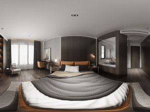 modern bedroom 3D Model