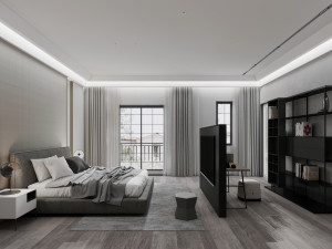 modern bedroom 3D Model