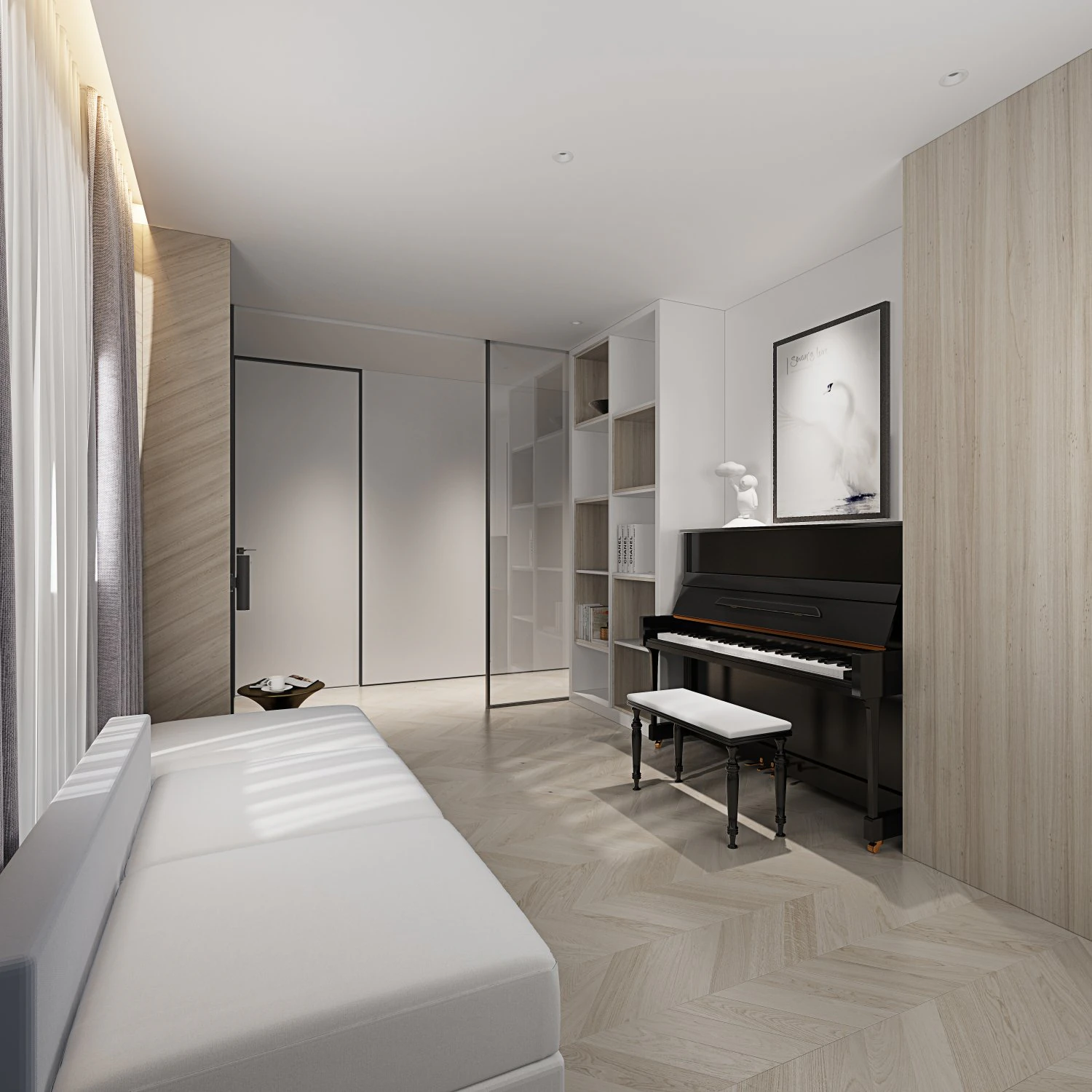 modern bedroom 3D Model .c4d .max .obj .3ds .fbx .stl .blend 