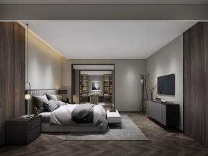 modern bedroom 3D Модель