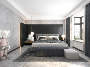 quarto moderno Modelo 3D