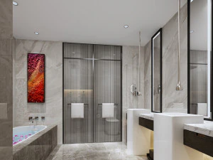 현대 침실 3D 모델