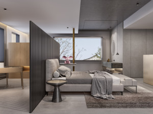 modern bedroom 3D Model