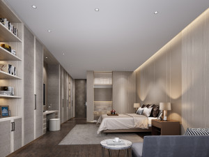 modern bedroom 3D Model