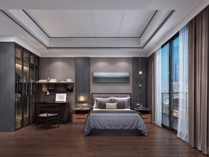 modern bedroom 3D 模型
