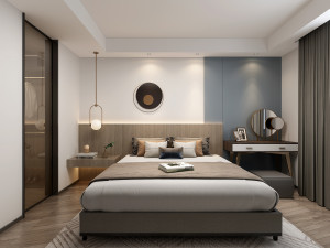 modern bedroom Modelo 3D
