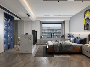 quarto moderno Modelo 3D