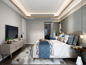 modern bedroom 3D Model