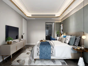 quarto moderno Modelo 3D