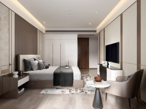 modern bedroom 3D Model