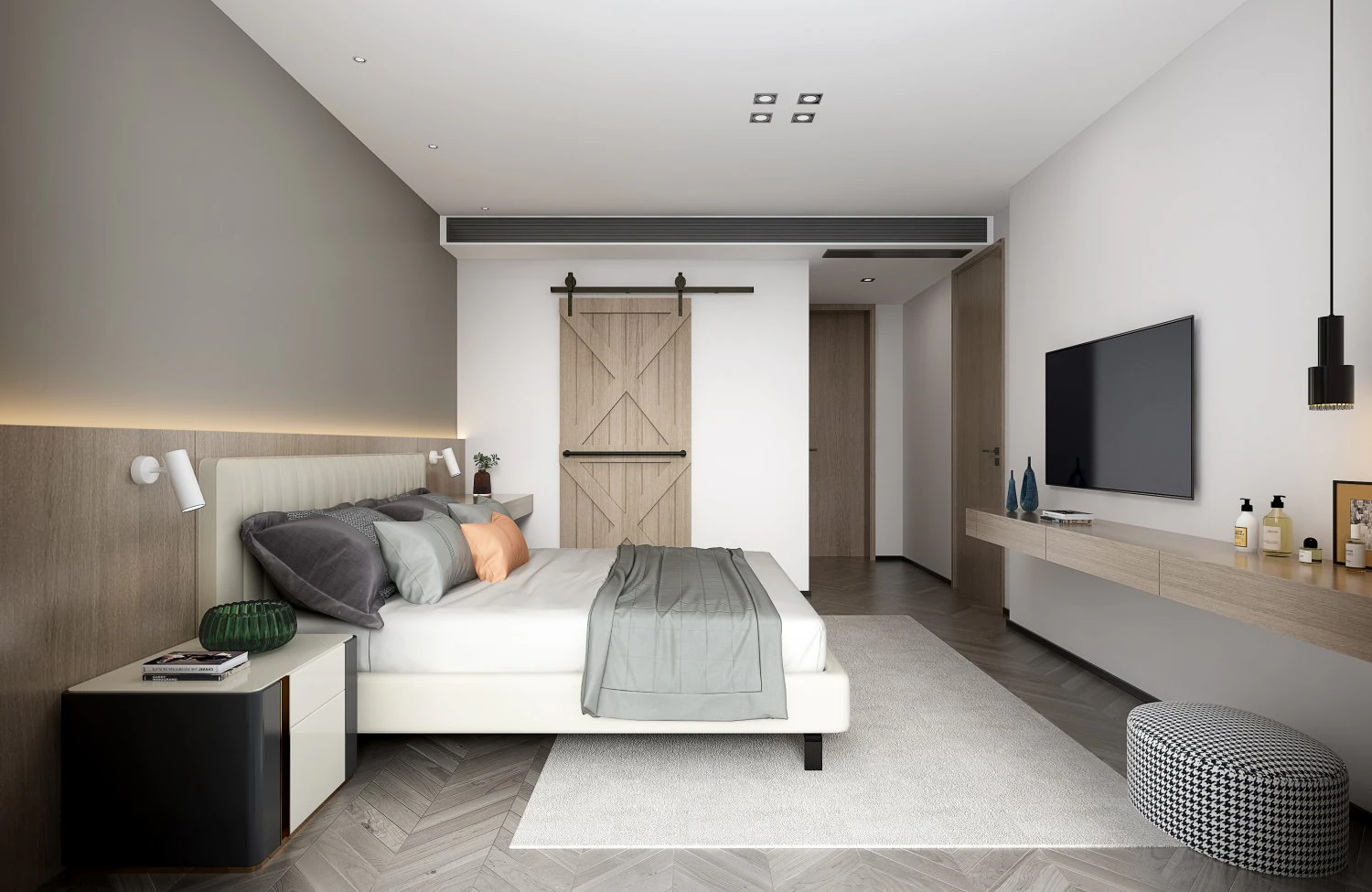 modern bedroom 3D Model .c4d .max .obj .3ds .fbx .stl .blend 