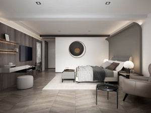 modern bedroom 3D Model