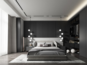 modern bedroom 3D Model