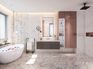 modern toilet bathroom 3Dモデル