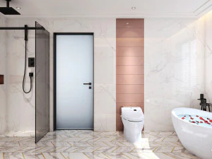 modern toilet bathroom 3D Model