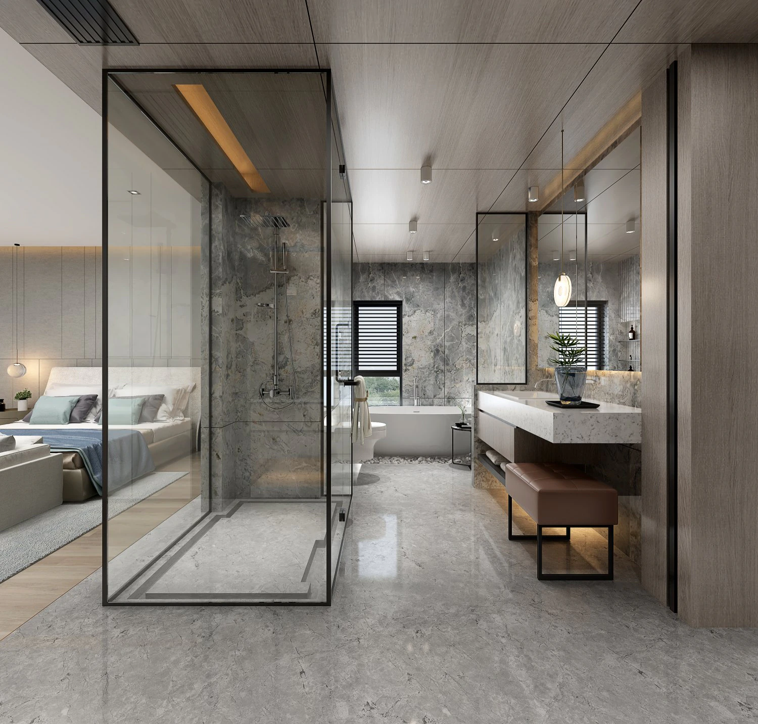 modern toilet bathroom 3D Model .c4d .max .obj .3ds .fbx .stl .blend