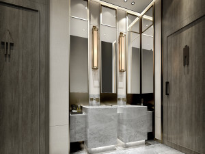 modern toilet bathroom 3D Модель