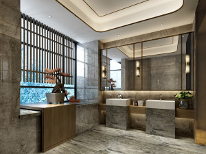 modern toilet bathroom 3Dモデル