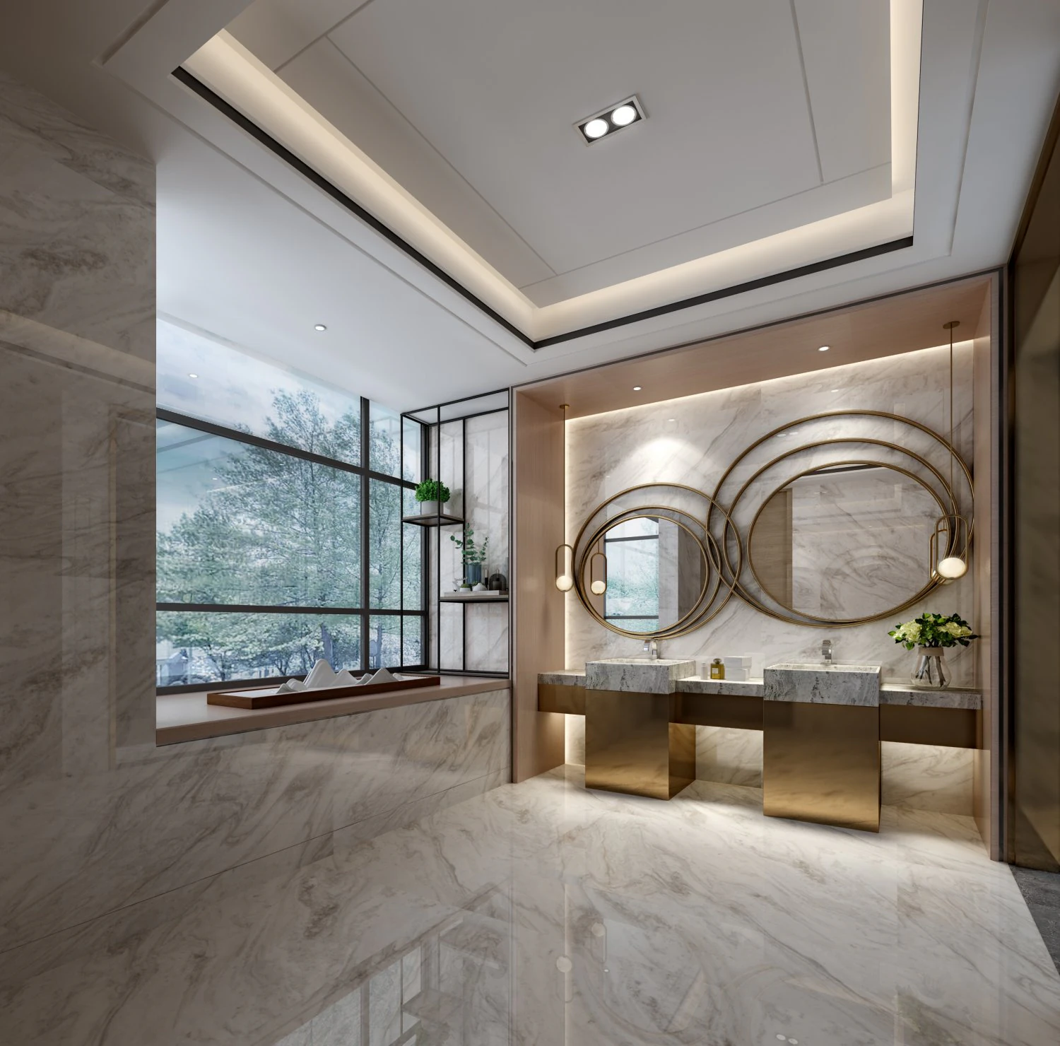 modern toilet bathroom 3D Model .c4d .max .obj .3ds .fbx .stl .blend 