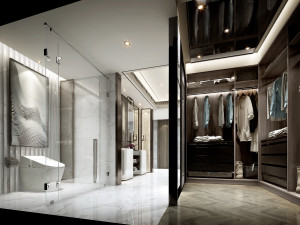modern toilet bathroom 3D Model