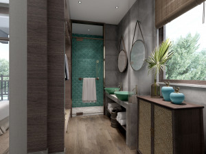 modern toilet bathroom 3D 模型