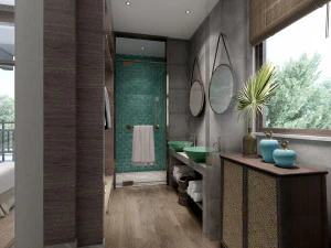 banheiro moderno Modelo 3D