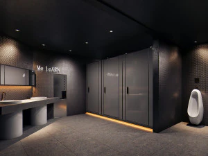 モダンなトイレバスルーム 3Dモデル