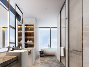 modern toilet bathroom 3Dモデル