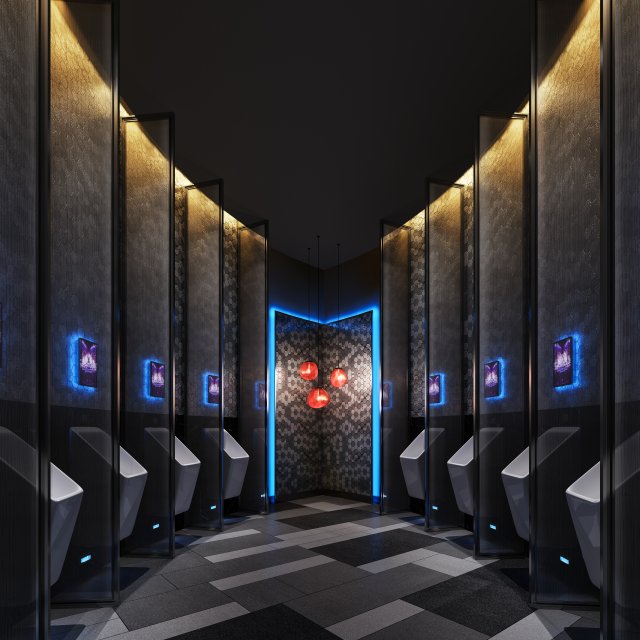 modern toilet bathroom 3D मॉडल .c4d .max .obj .3ds .fbx .stl .blend 