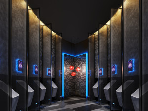modern toilet bathroom Modelo 3D