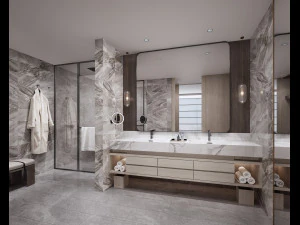 banheiro moderno Modelo 3D