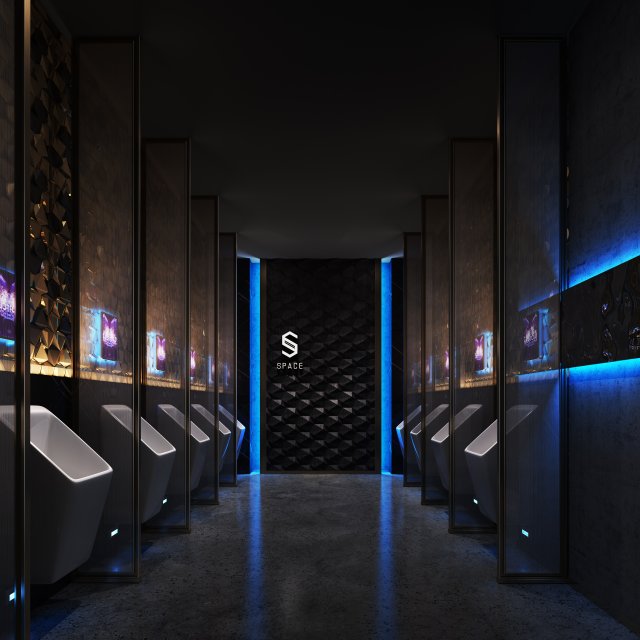 modern toilet bathroom 3D 모델 .c4d .max .obj .3ds .fbx .stl .blend 