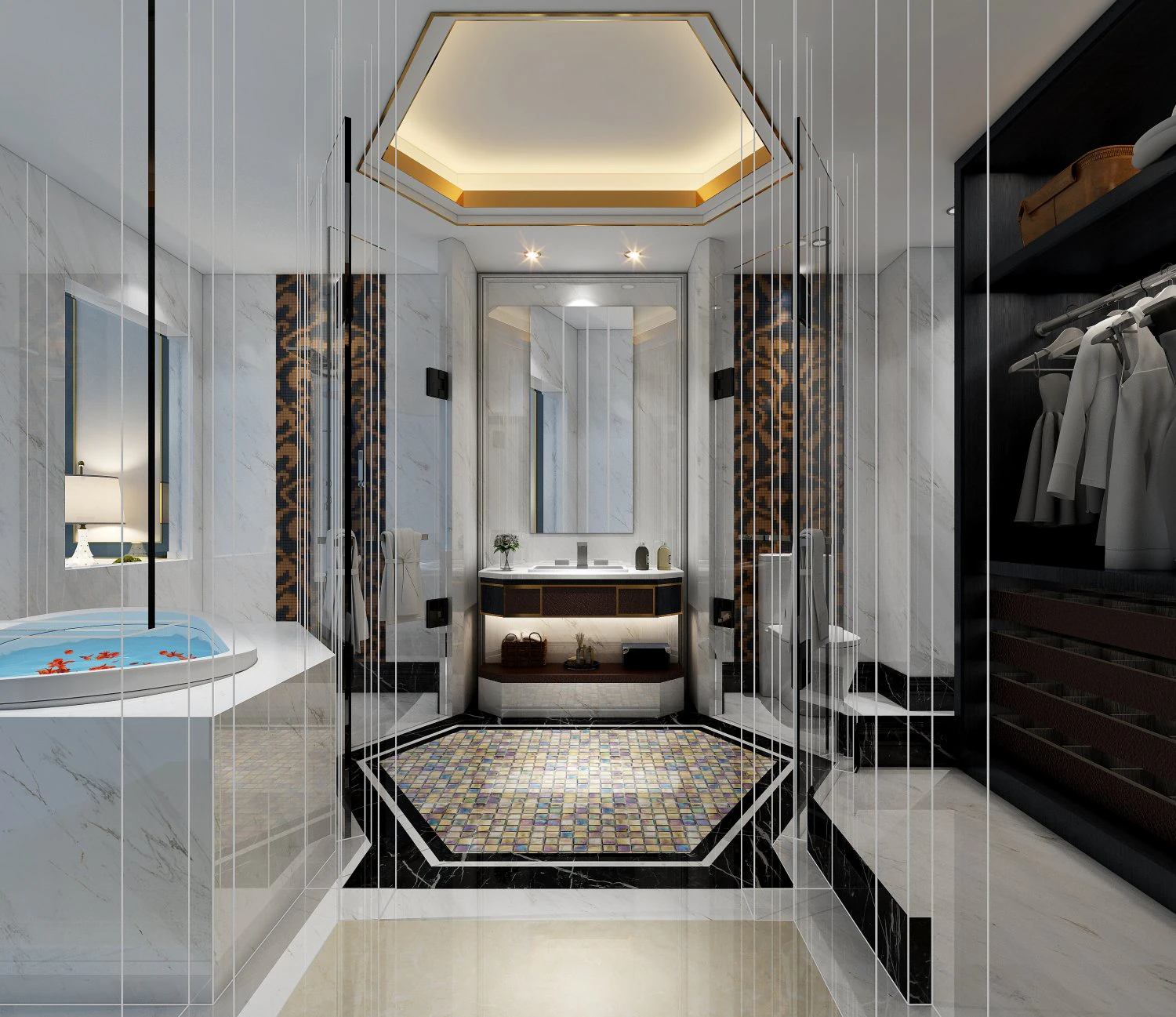 modern toilet bathroom 3D Model .c4d .max .obj .3ds .fbx .stl .blend