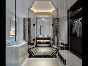 modern tuvalet banyo 3D Model