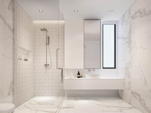 modern toilet bathroom 3D 모델