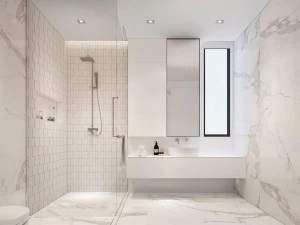 современная ванная комната с туалетом 3D Модель