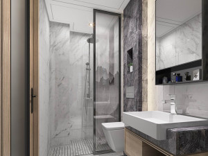 modern toilet bathroom 3D Model