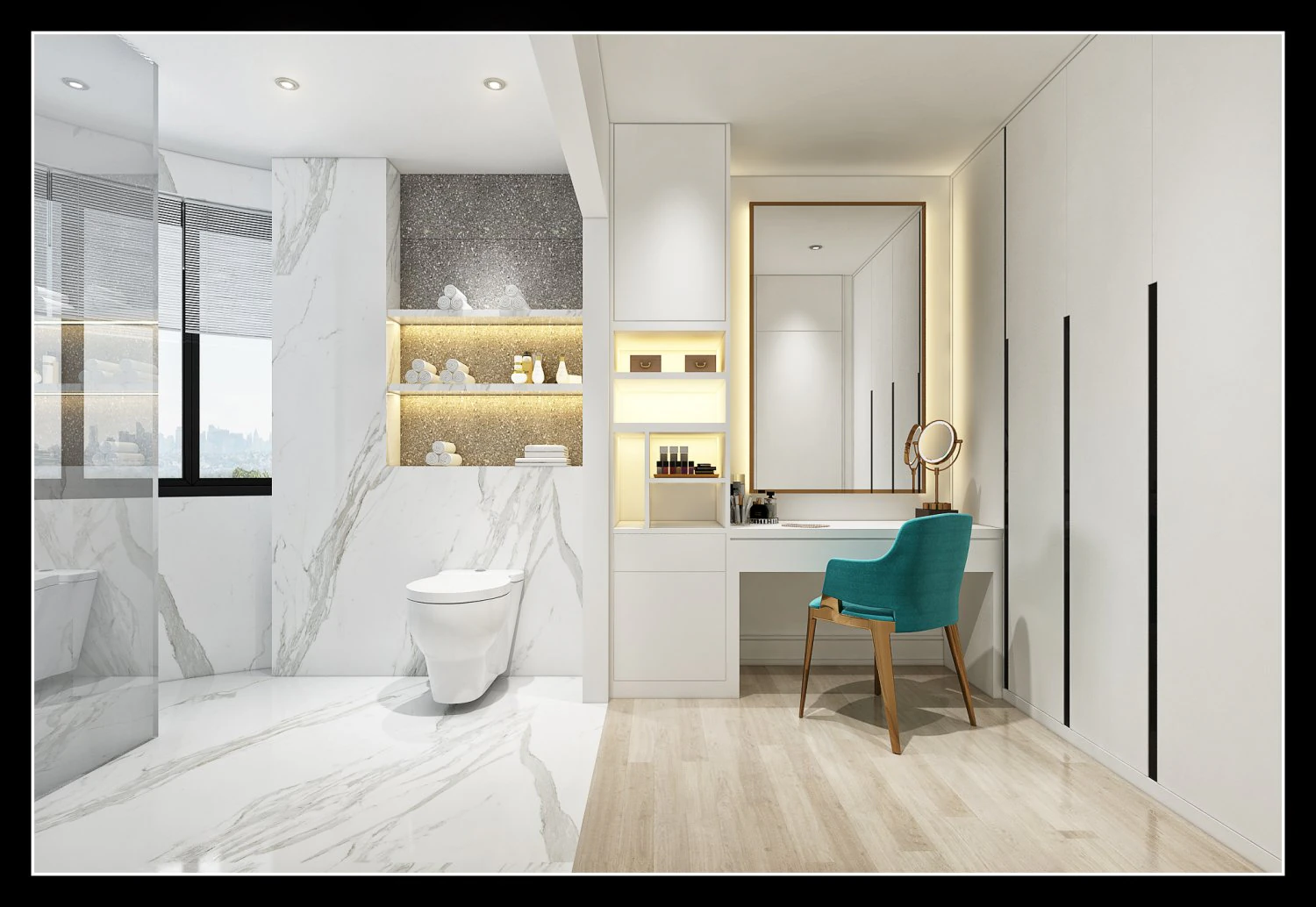 modern toilet bathroom 3D Model .c4d .max .obj .3ds .fbx .stl .blend